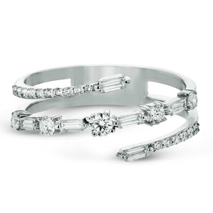 Fashion Ring in 14k Gold with Diamonds