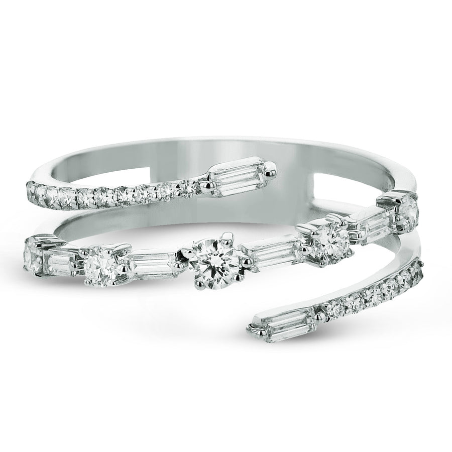 Fashion Ring in 14k Gold with Diamonds