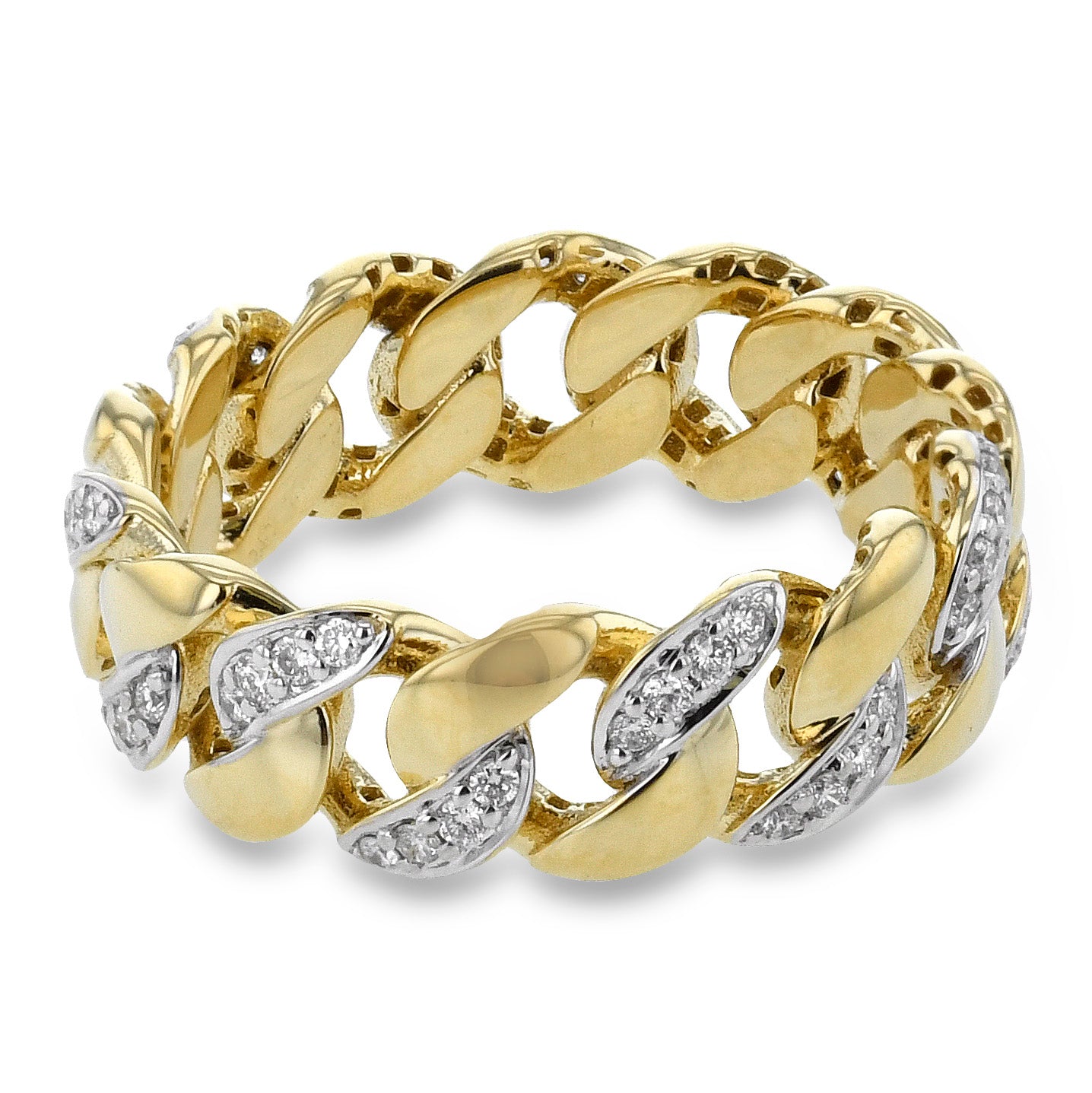 Fashion Ring in 14k Gold with Diamonds