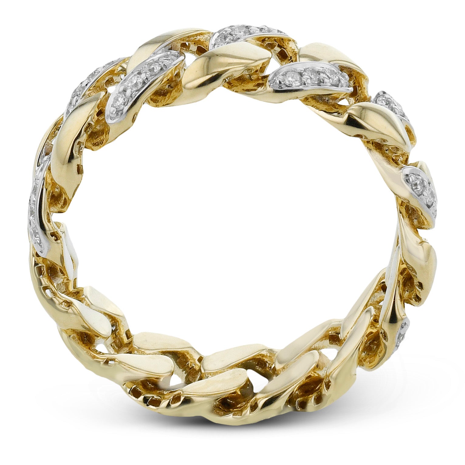 Fashion Ring in 14k Gold with Diamonds