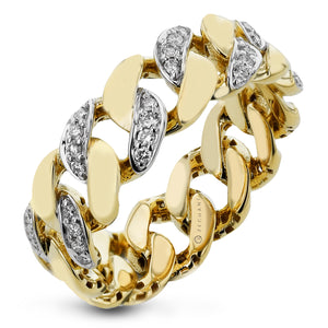 Fashion Ring in 14k Gold with Diamonds