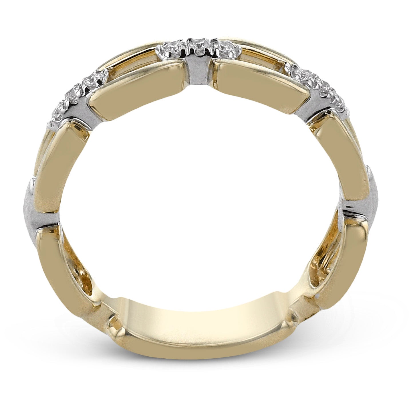 Fashion Ring in 14k Gold with Diamonds