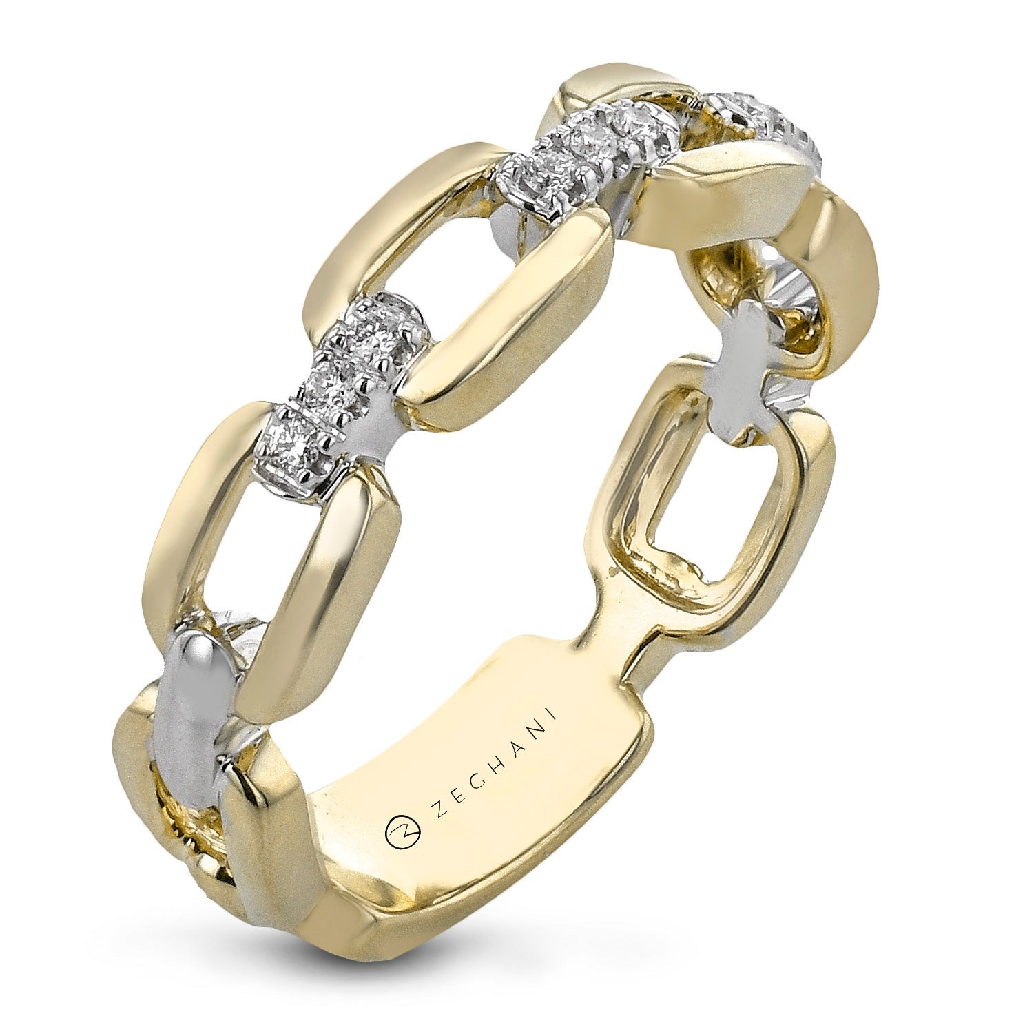 Fashion Ring in 14k Gold with Diamonds