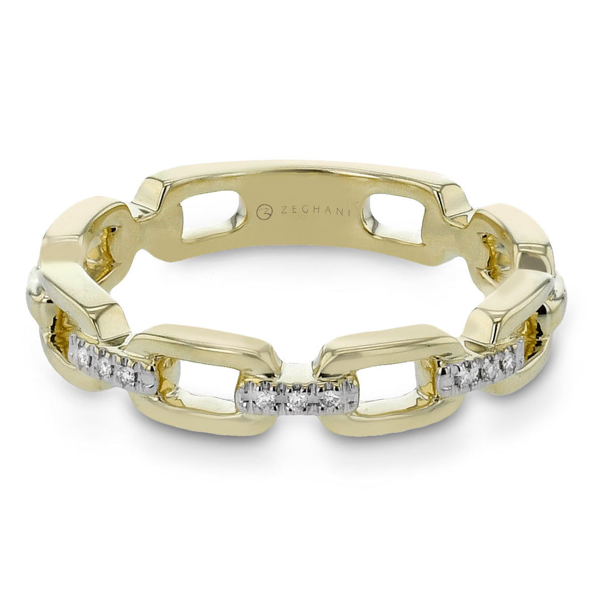 Fashion Ring in 14k Gold with Diamonds