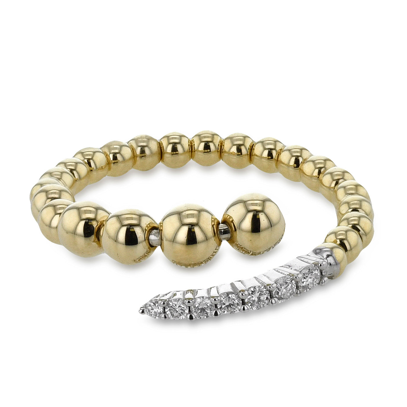Fashion Ring in 14k Gold with Diamonds