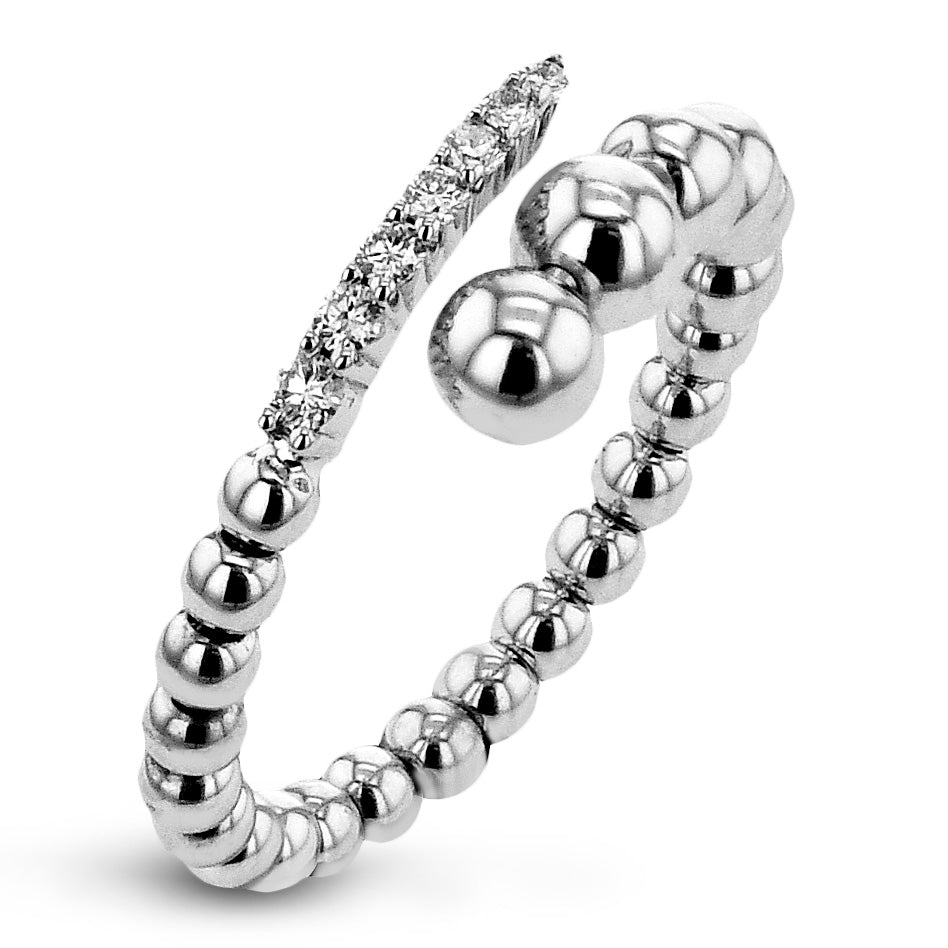 Fashion Ring in 14k Gold with Diamonds
