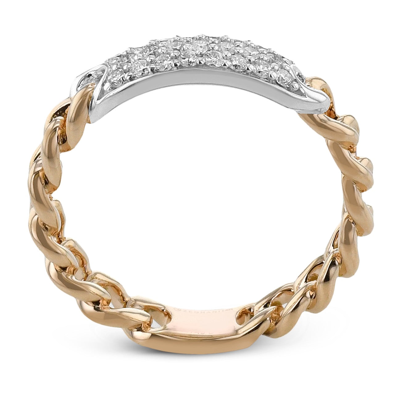 Fashion Ring in 14k Gold with Diamonds