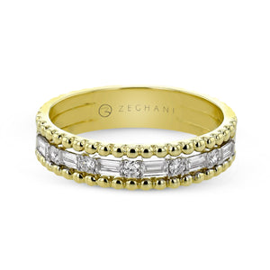 Fashion Ring in 14k Gold with Diamonds