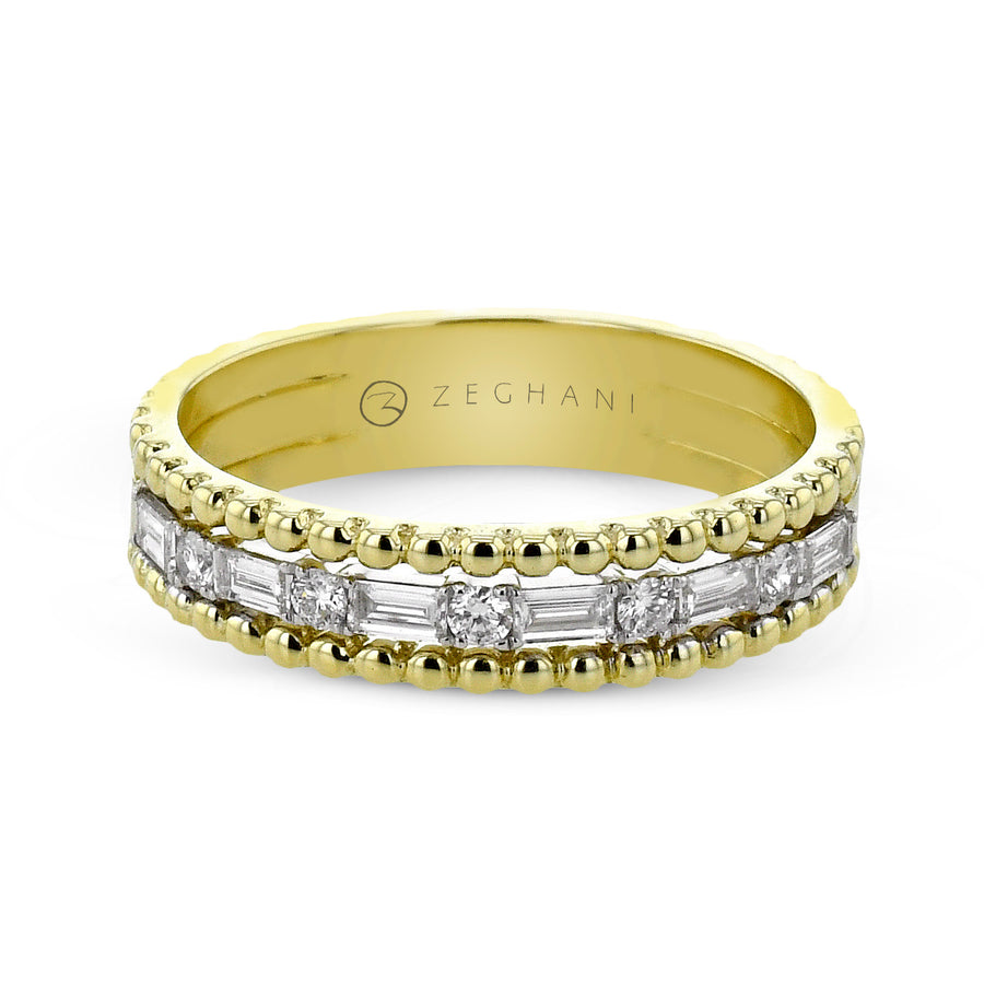 Fashion Ring in 14k Gold with Diamonds