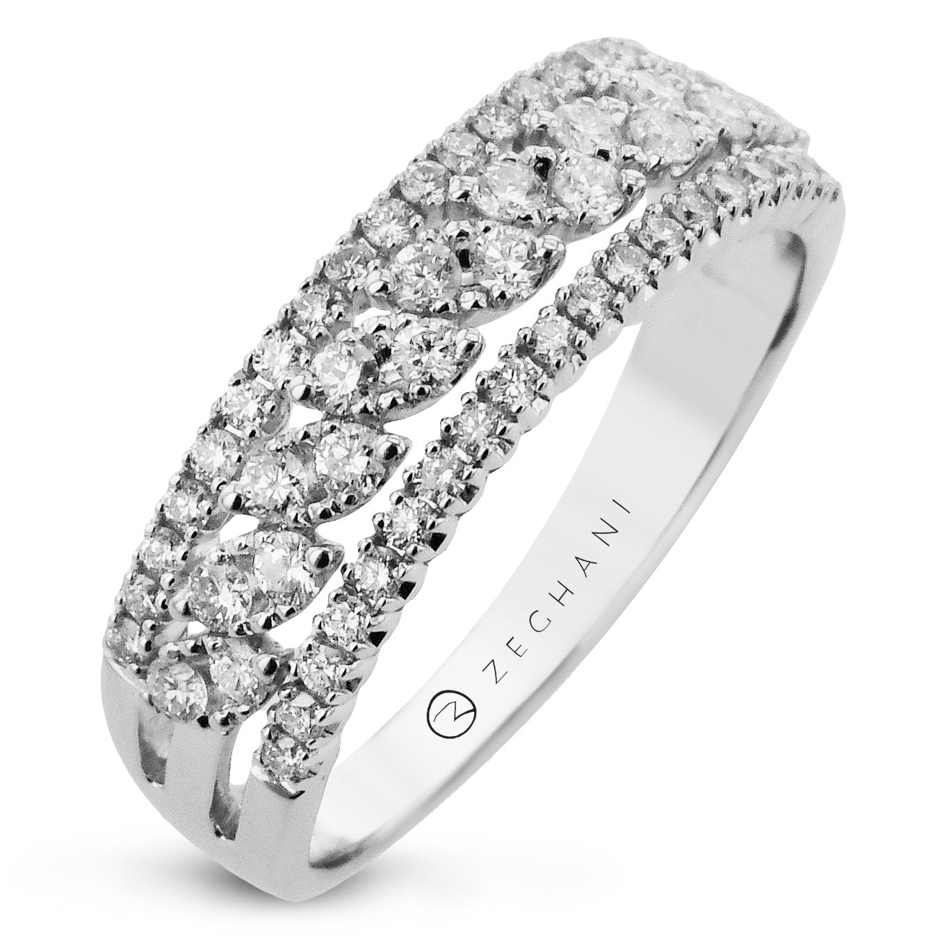 Fashion Ring in 14k Gold with Diamonds