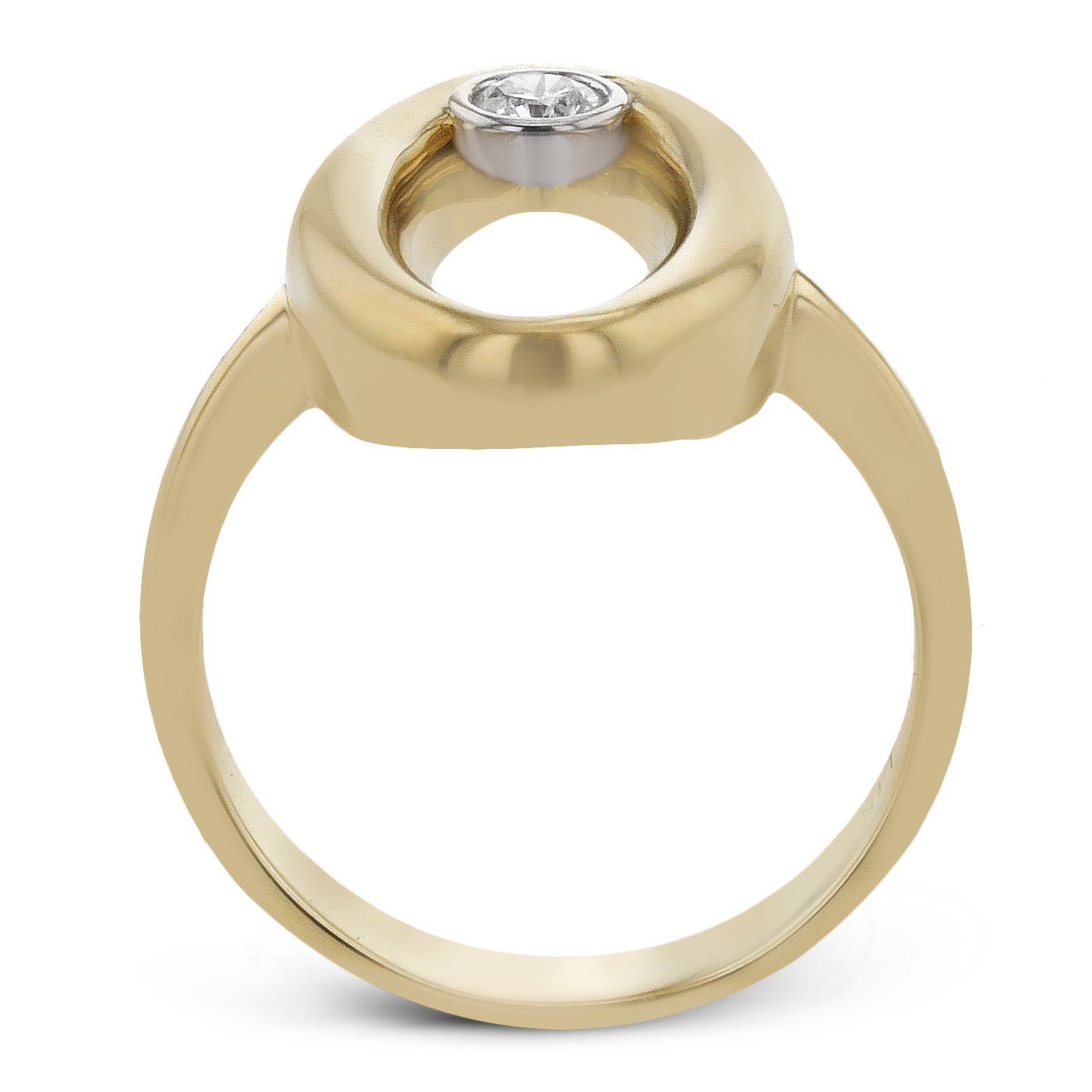 Fashion Ring in 14k Gold with Diamonds