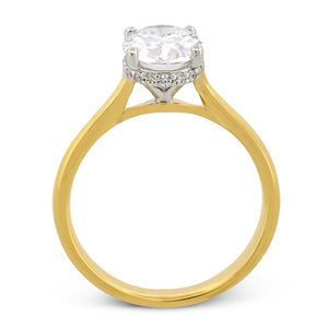 ZR2494 Engagement Ring in 14k Gold with Diamonds