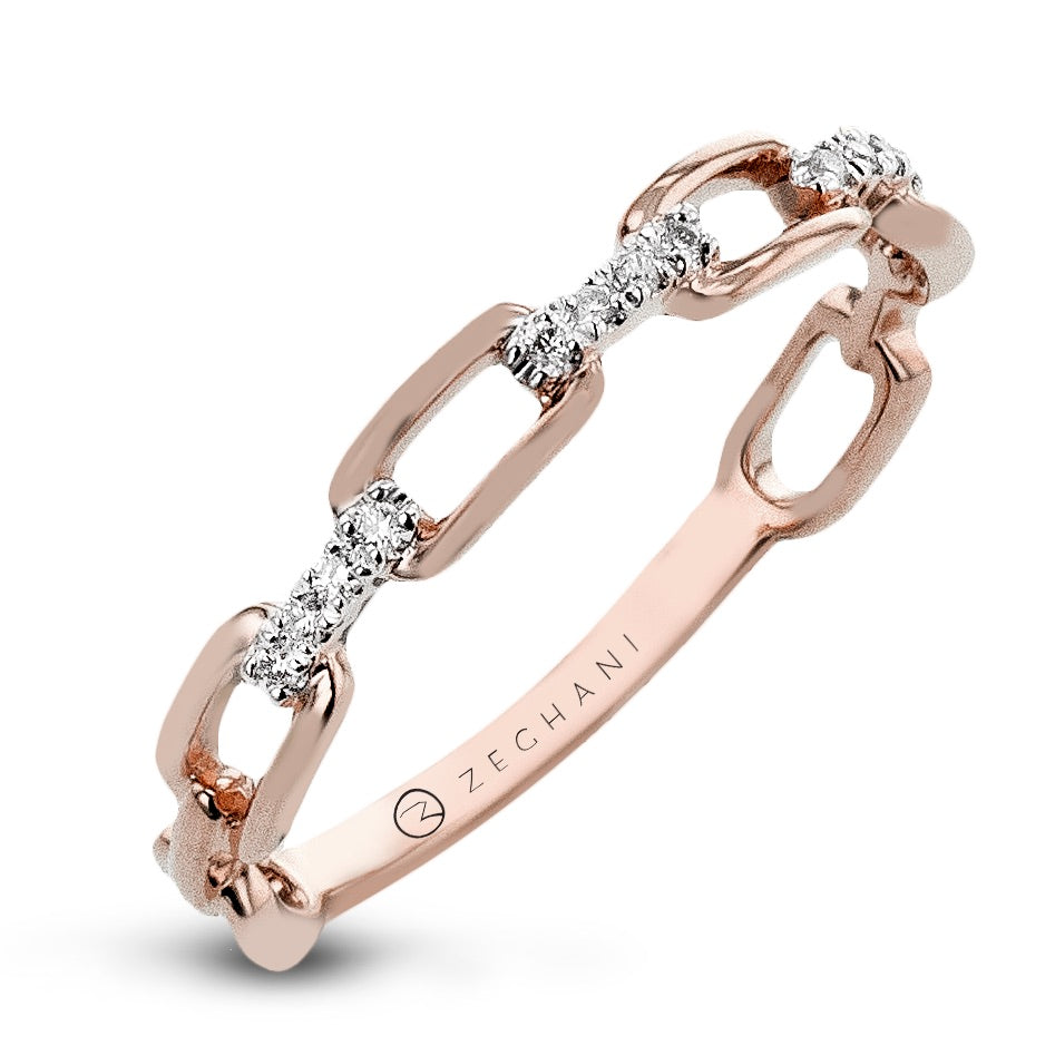 Fashion Ring in 14k Gold with Diamonds