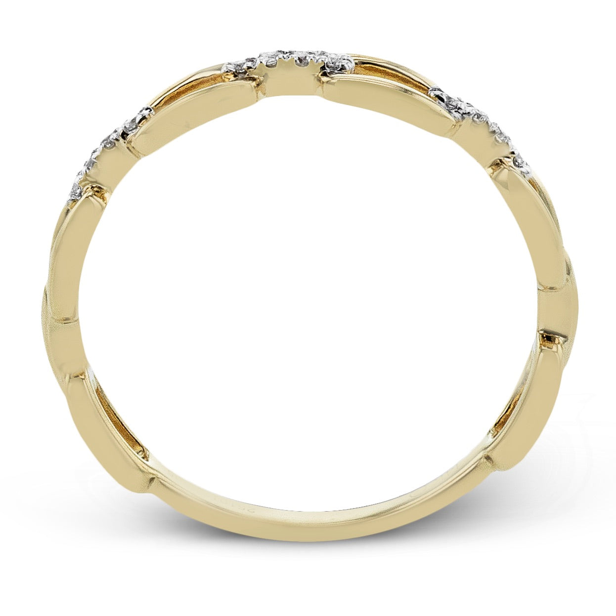Fashion Ring in 14k Gold with Diamonds