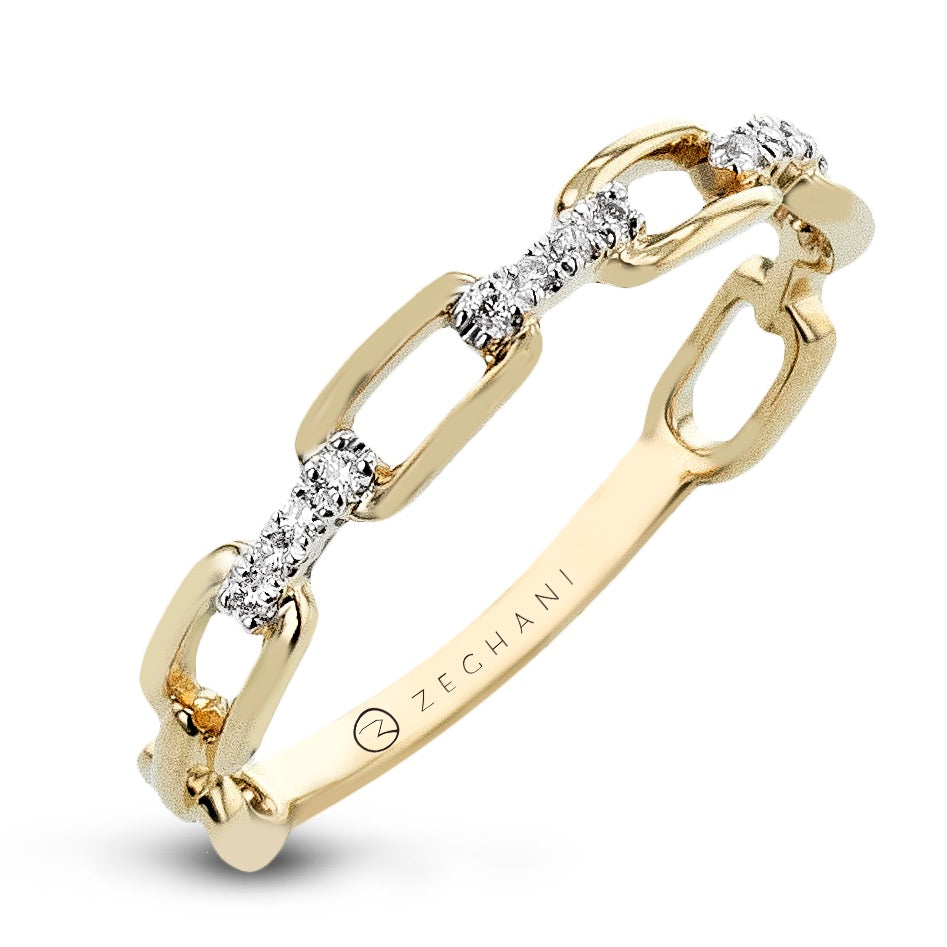Fashion Ring in 14k Gold with Diamonds