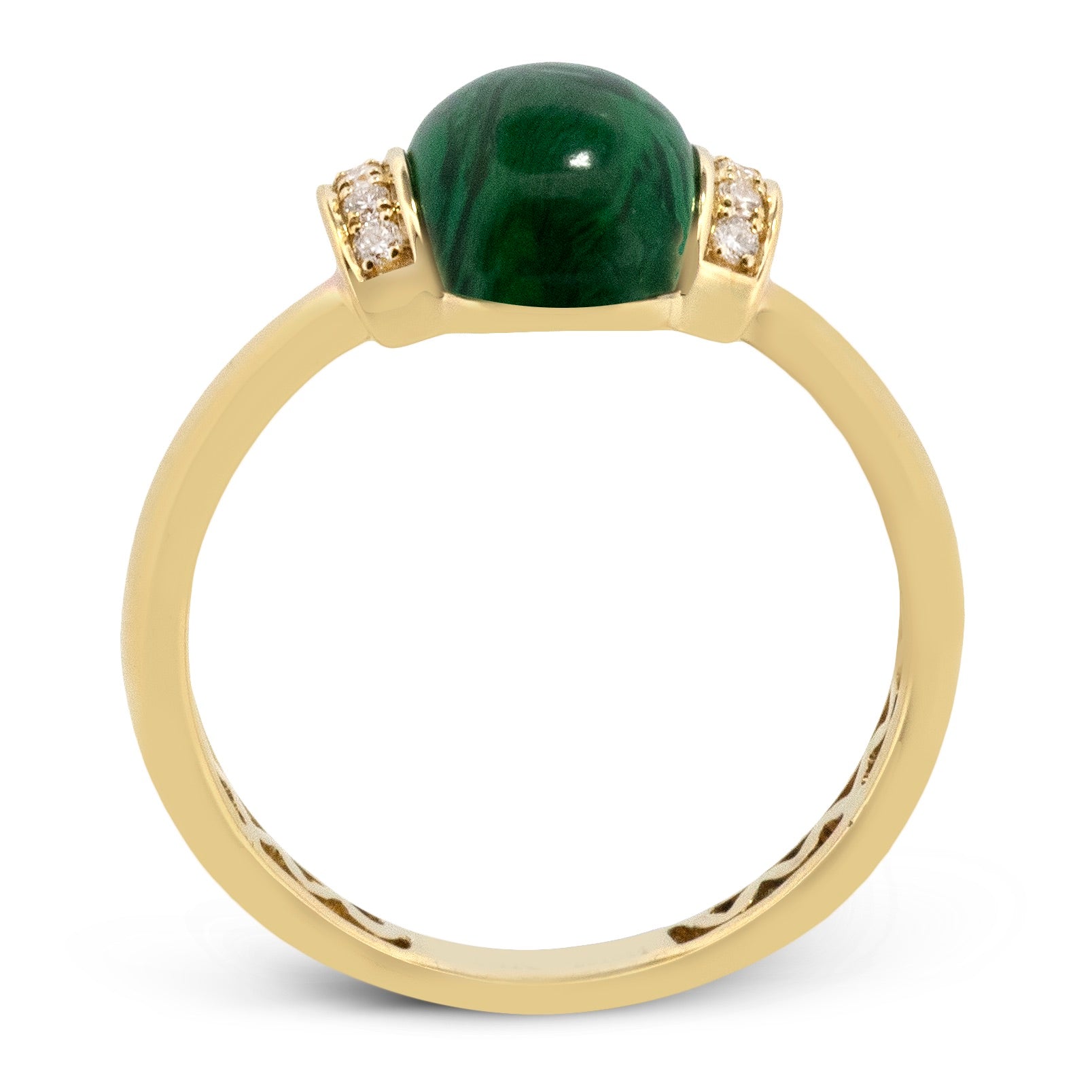 Color Ring in 14k Gold with Diamonds