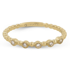 Fashion Ring in 14k Gold with Diamonds