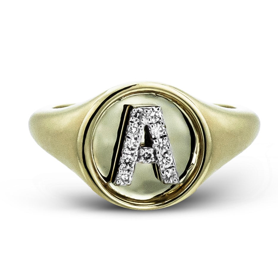 Fashion Ring in 14k Gold with Diamonds