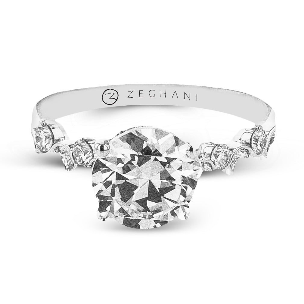 Wedding Set in 14k Gold with Diamonds