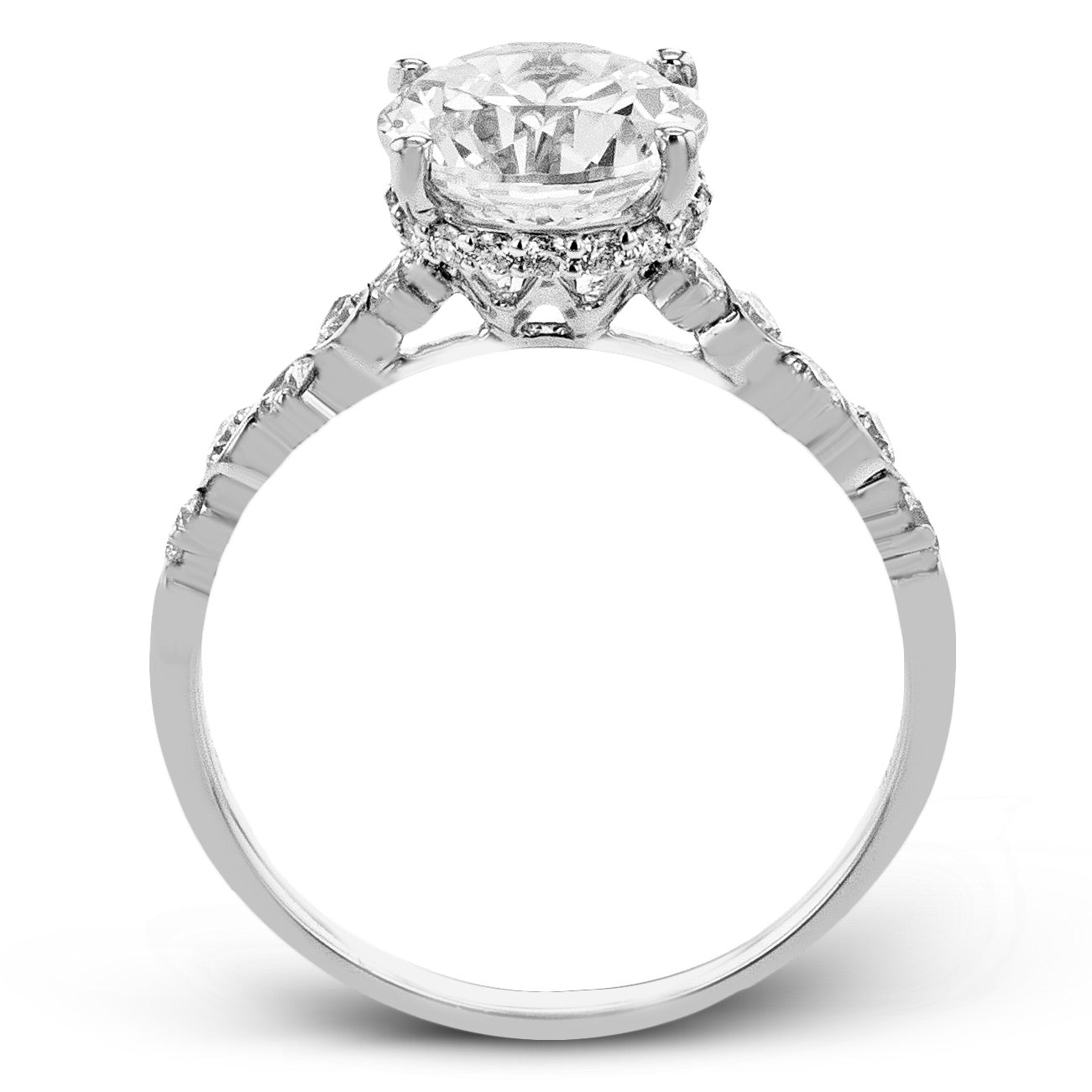 Wedding Set in 14k Gold with Diamonds