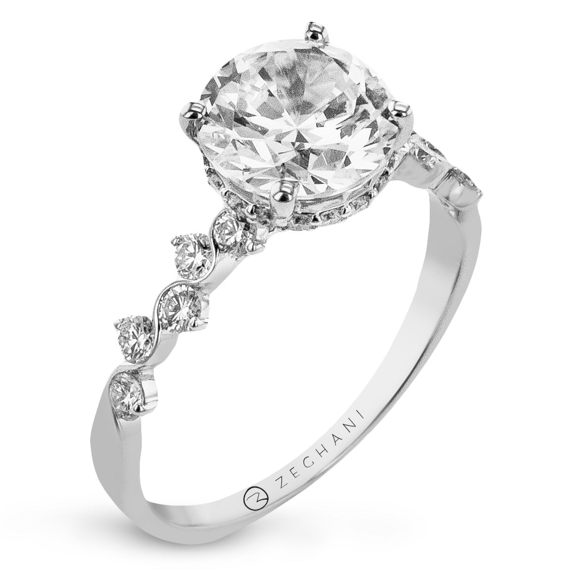 Wedding Set in 14k Gold with Diamonds