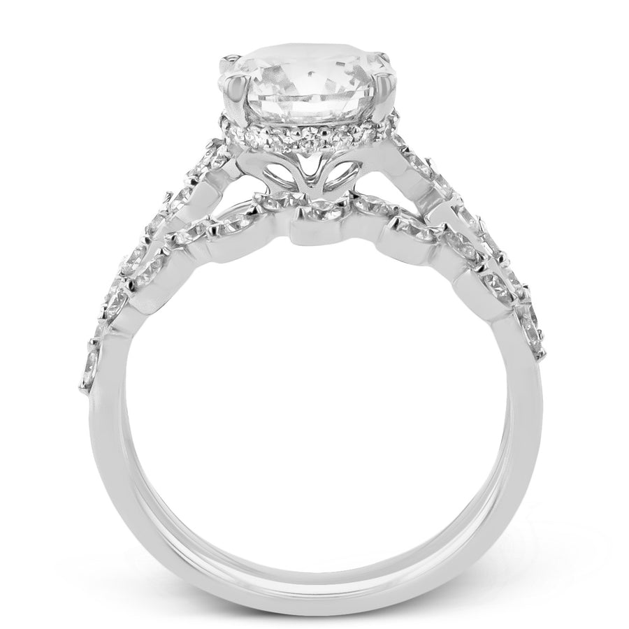 ZR2564 Wedding Set in 14k Gold with Diamonds