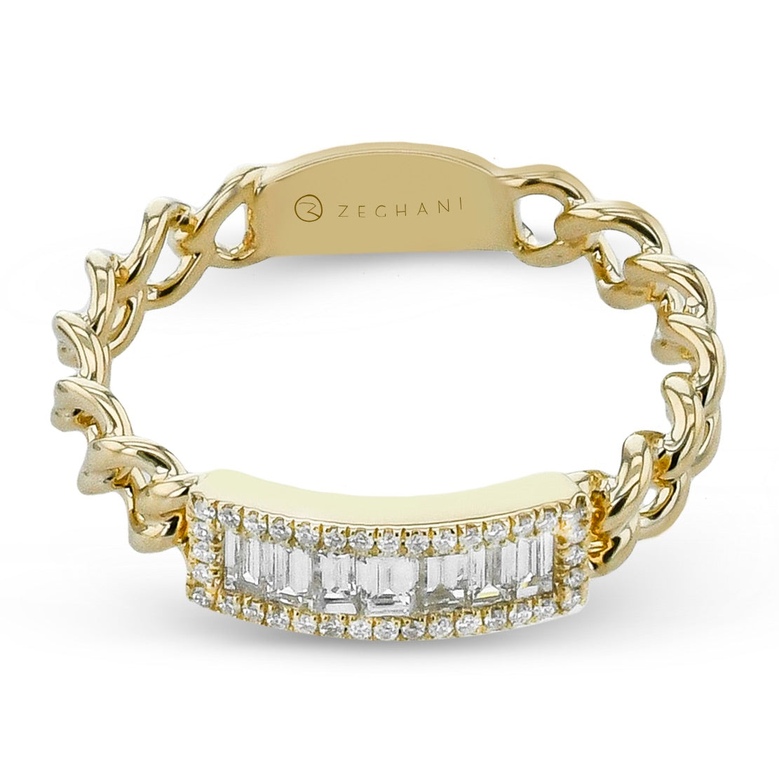 Fashion Ring in 14k Gold with Diamonds