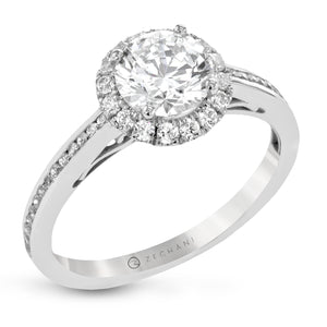 ZR25CHER Wedding Set in 14k Gold with Diamonds