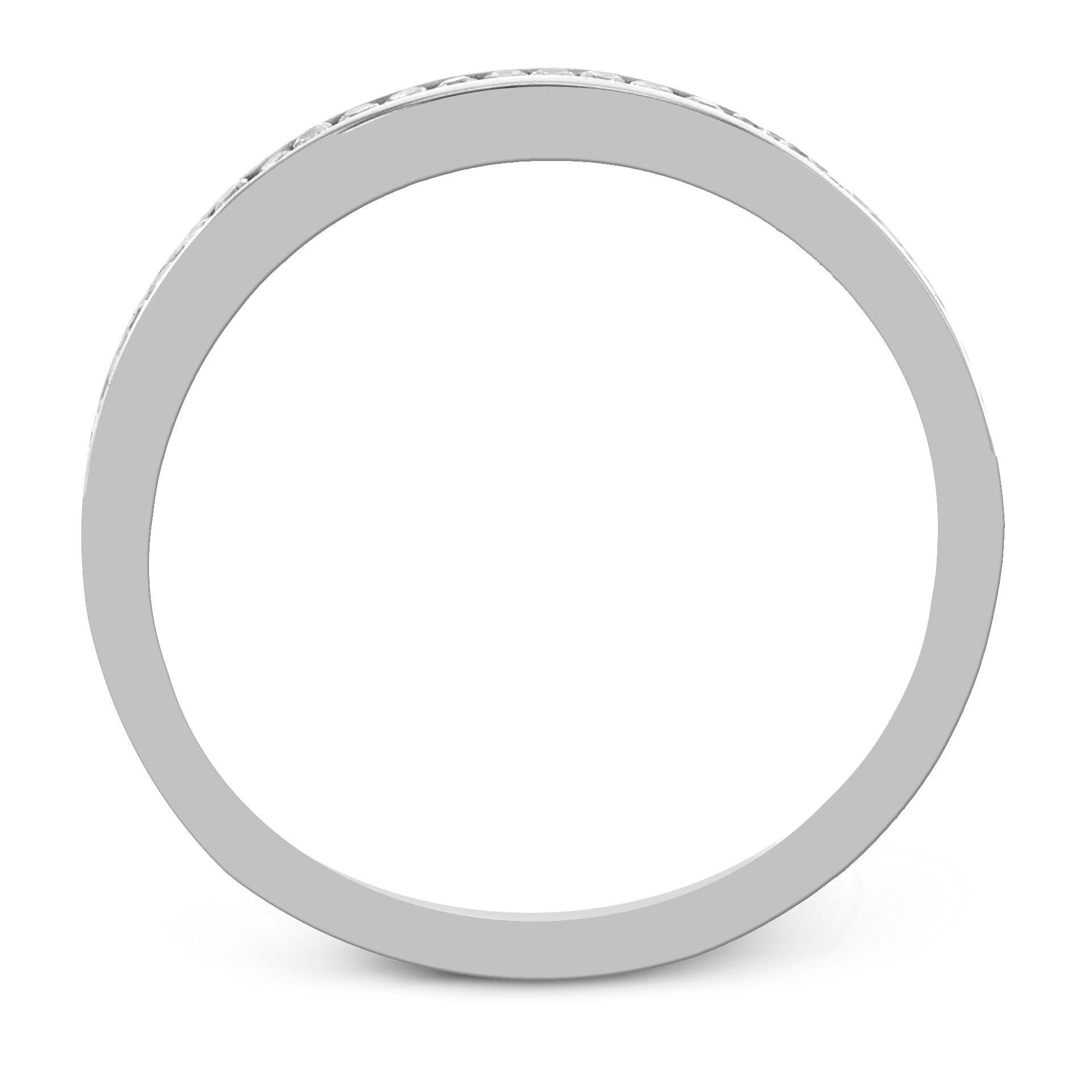 Wedding Band in 14k Gold with Diamonds