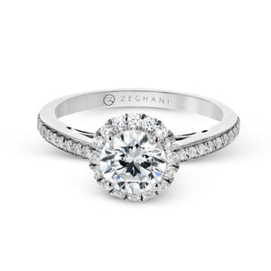 ZR25PVER Wedding Set in 14k Gold with Diamonds
