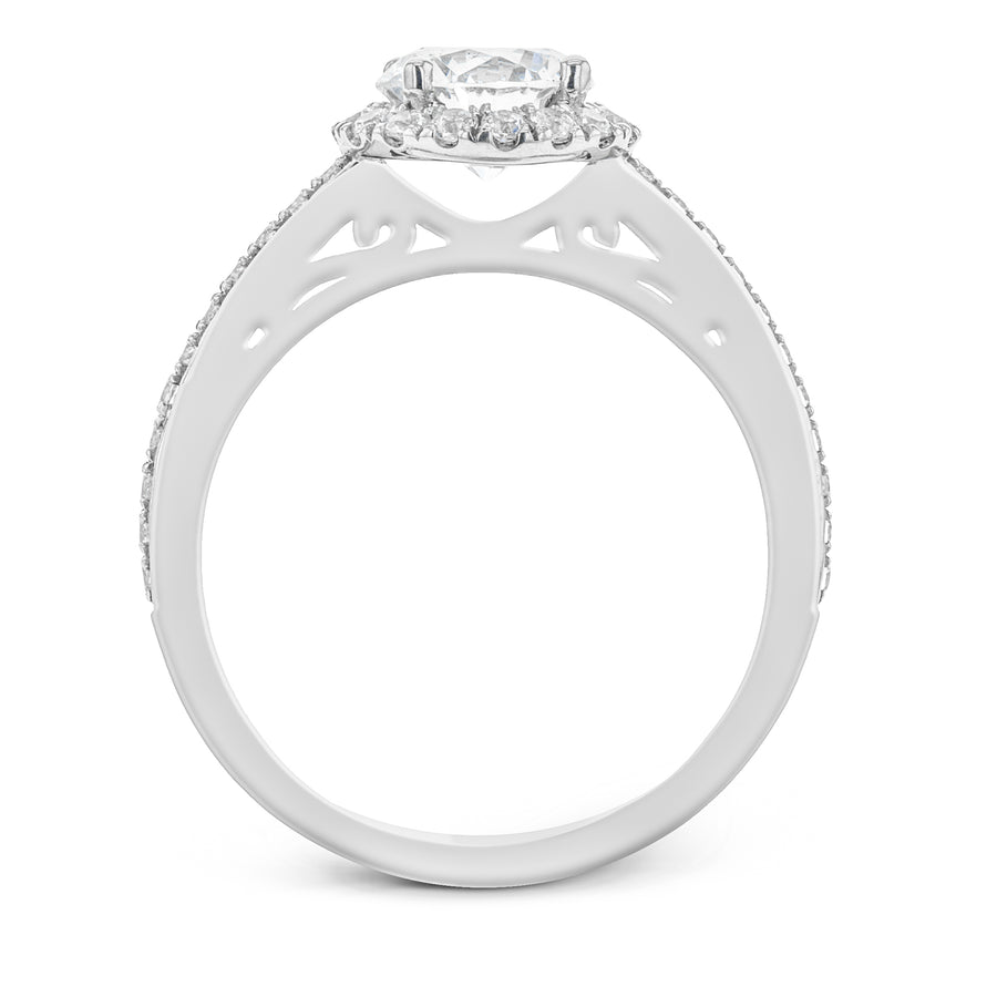 ZR25PVER Wedding Set in 14k Gold with Diamonds
