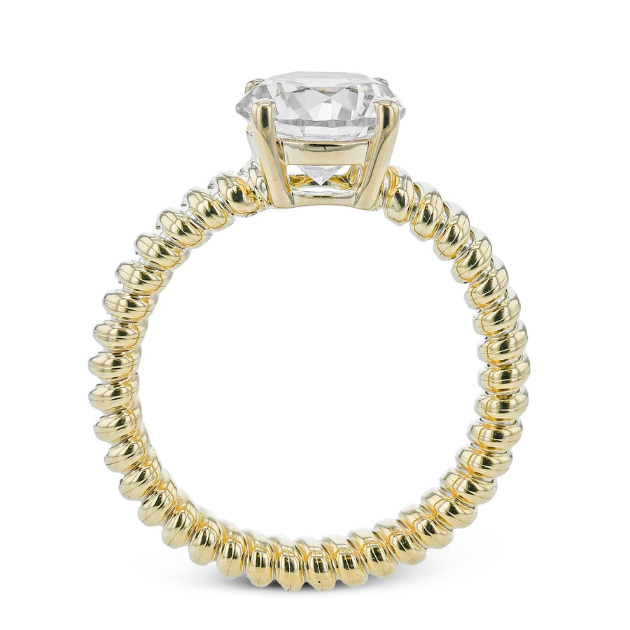 ZR2604 Engagement Ring in 14k Gold with Diamonds