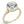 Load image into Gallery viewer, Bezel Engagement Ring in Gold with Diamonds
