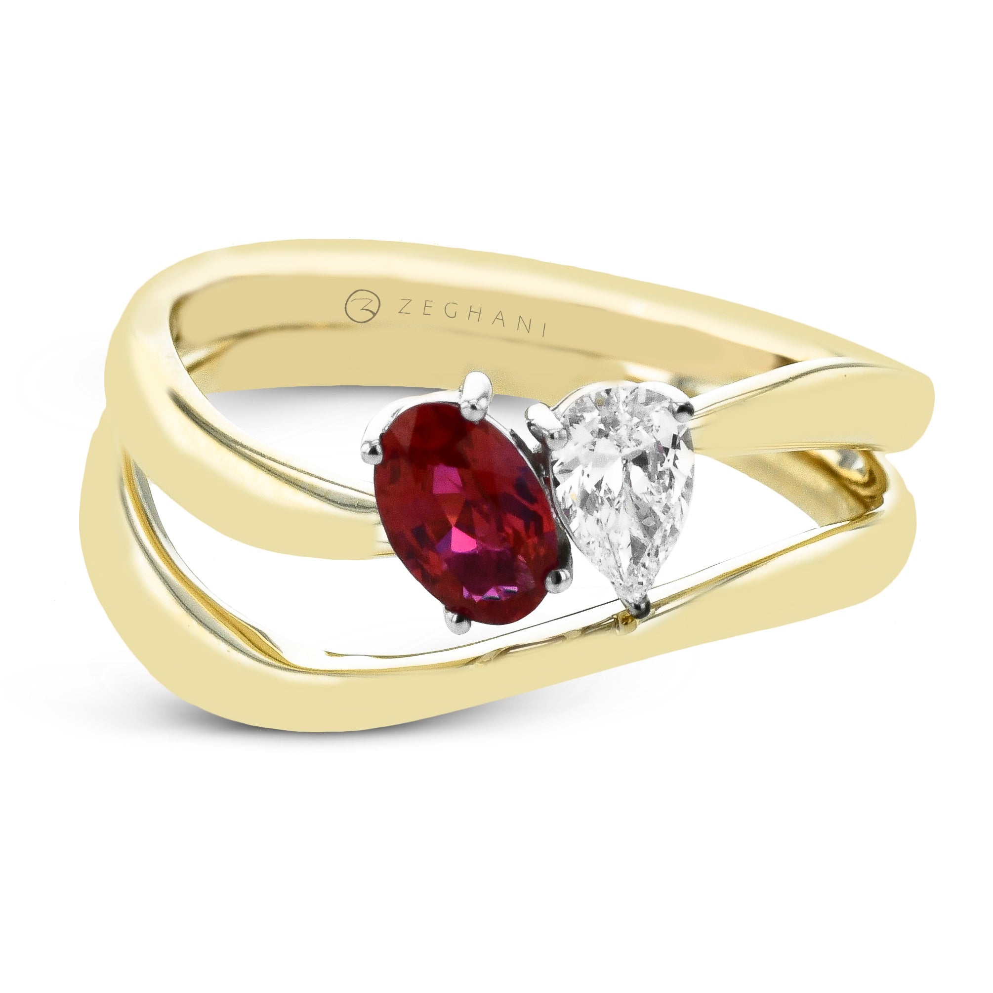 Color Ring in 14k Gold
