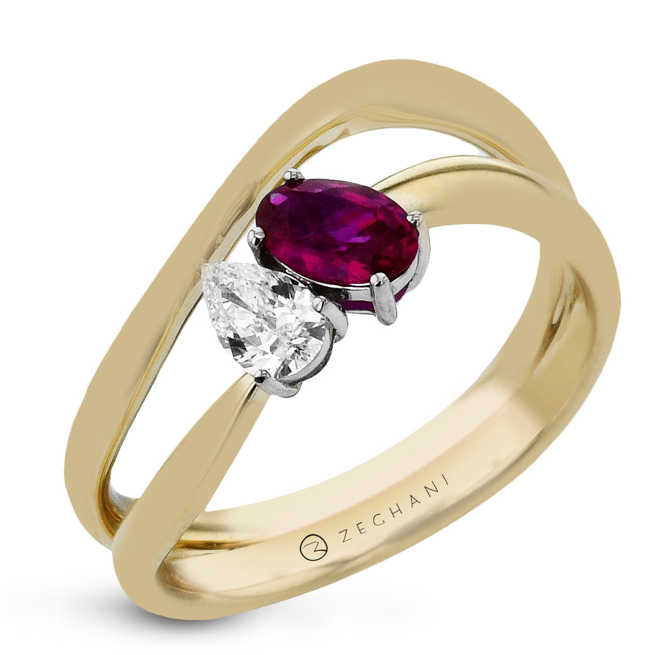 Color Ring in 14k Gold
