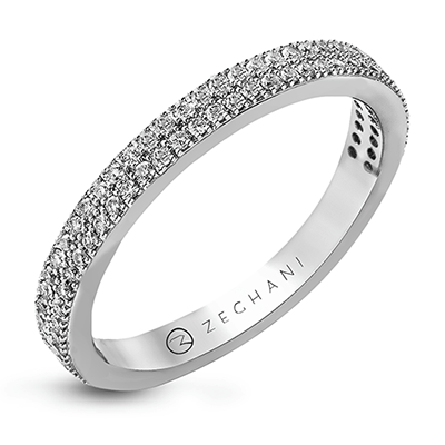 ZR263 WHITE 14K BAND