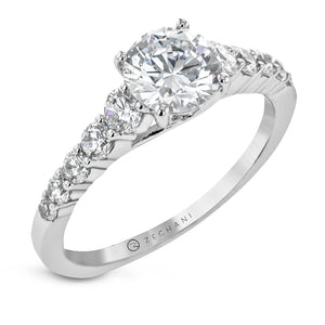 ZR27PRER Wedding Set in 14k Gold with Diamonds