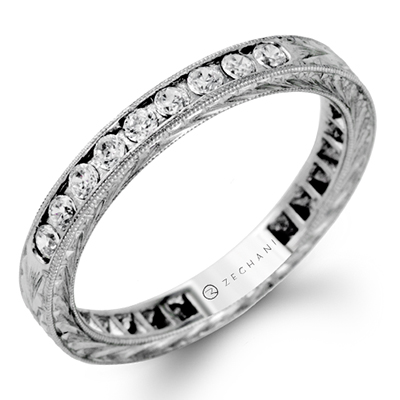 ZR282 WHITE 14K BAND