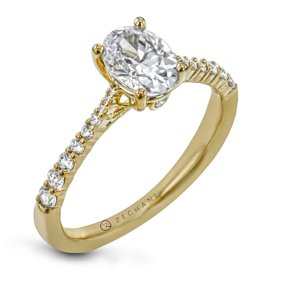 ZR31PRER Wedding Set in 14k Gold with Diamonds