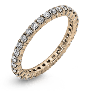 ZR37 WHITE 14K BAND ROSE