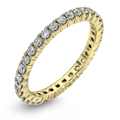 ZR37 WHITE 14K BAND YELLOW