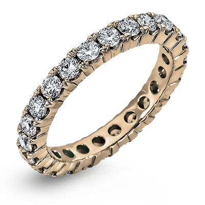 ZR39 WHITE 14K BAND ROSE