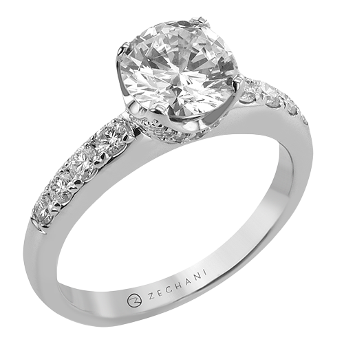 ZR448-A WHITE 14K X WHITE