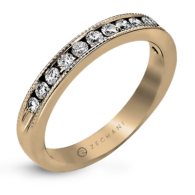 ZR44 WHITE 14K BAND ROSE