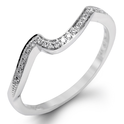 ZR560 WHITE 14K BAND