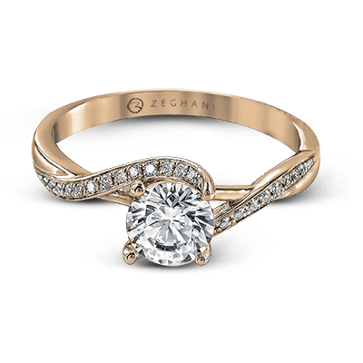 ZR560 WHITE 14K SEMI ROSE 1