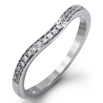 ZR561 WHITE 14K BAND
