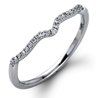 ZR583 WHITE 14K BAND