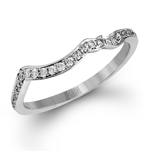 ZR876 WHITE 14K BAND