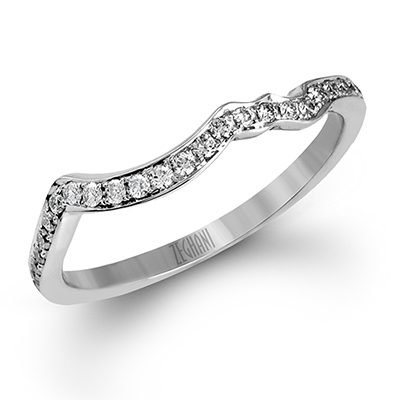 ZR876 WHITE 14K BAND